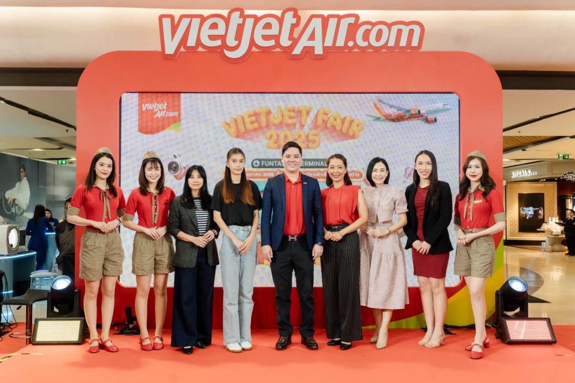 เวียตเจ็ทไทยแลนด์จัดงาน “Vietjet Fair 2025” สุดยิ่งใหญ่ ดึงดูดนักท่องเที่ยวกว่า 20,000 คน