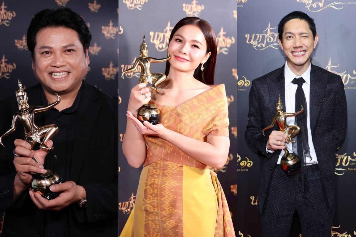 งานแสดงก็เอาอยู่! ปั๊บ–พลพล–ต่าย ศิลปิน GMM MUSIC คว้า 3 รางวัลนักแสดงยอดเยี่ยม งานนาฏราช ครั้งที่ 16