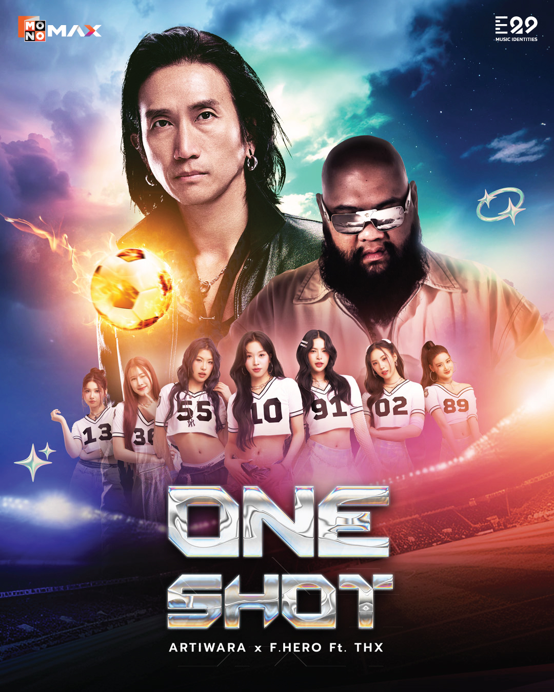 “ONE SHOT” เพลงใหม่สุดทรงพลังจาก ตูน บอดี้สแลม และ F.HERO  ร่วมด้วย THX ตัวแทนคนรุ่นใหม่