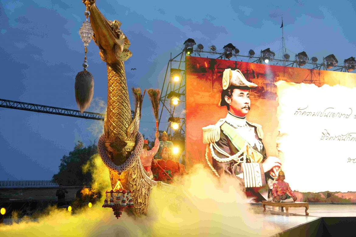 “น้ำตาล – ตั๊ก” สุดตื้นตัน เปิดม่าน “ปราการพระจุล จารึกคุณ มหาราช ร.ศ.112 เดอะมิวสิคัล”   เทิดพระเกียรติ ร.5 ตรงกับเหตุการณ์จริง 13 ก.ค. ร.ศ.112    ส่งเสริมการท่องเที่ยวเชิงประวัติศาสตร์สมุทรปราการ