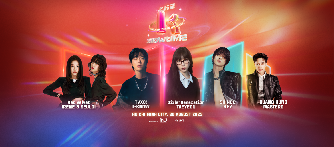 ประกาศไลน์อัพ! THE K-SHOWTIME ไอดอลตัวพ่อ-ตัวแม่เคป๊อป บุกเวียดนาม