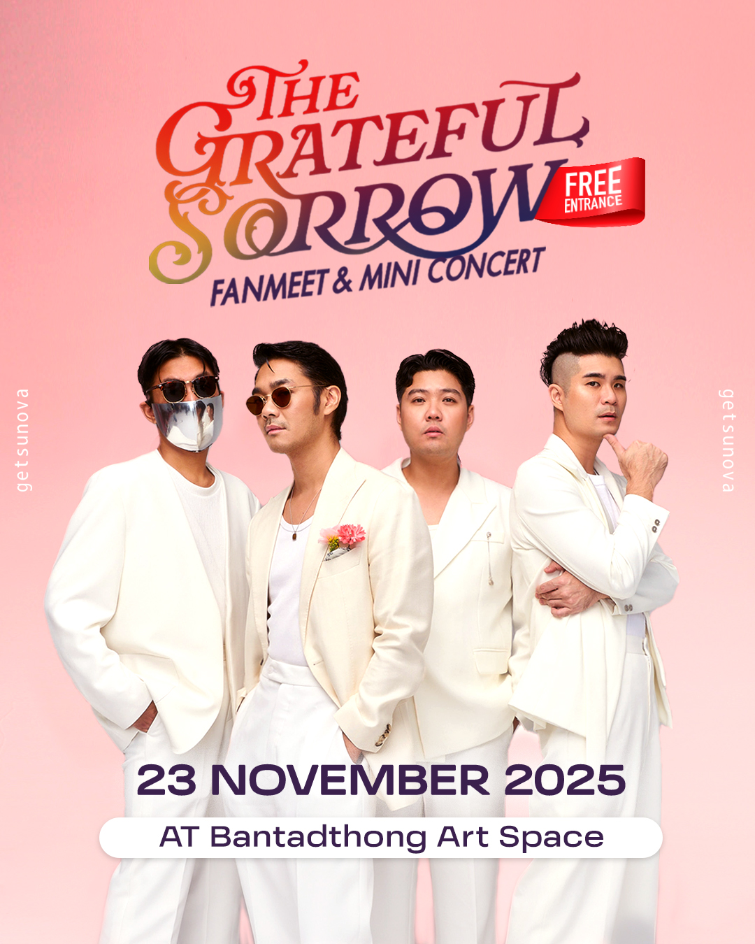 ”getsunova” ชวนแฟนๆ ร่วมจอยแฟนมีต & มินิคอนเสิร์ต… พร้อมฟังเพลงอัลบั้มใหม่ “The Grate Sorrow” อย่างใกล้ชิด