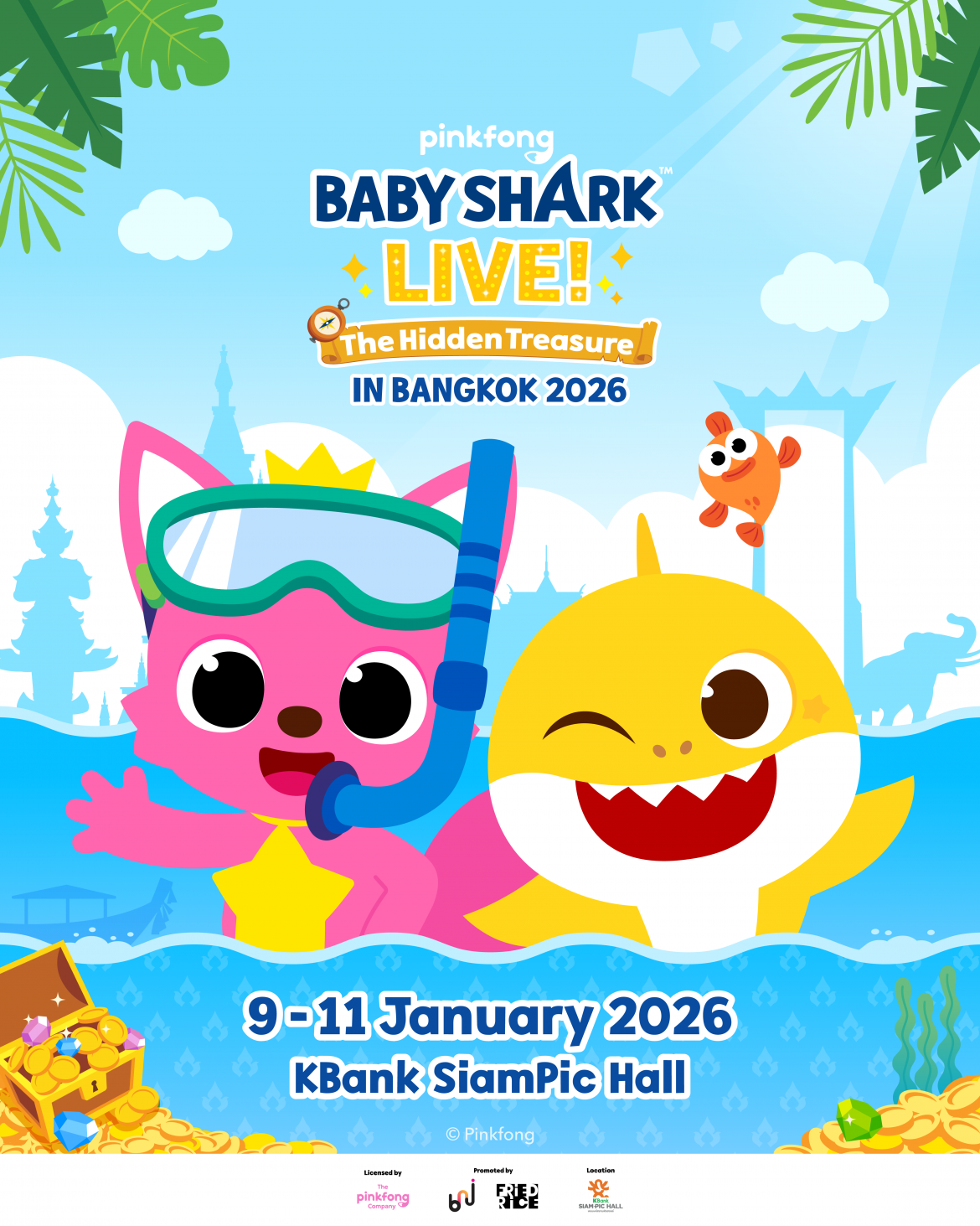 วันเด็ก 2569 จะพิเศษยิ่งกว่าปีไหน ๆ… ฉลองครบ 10 ปี Baby Shark! กับโชว์มิวสิคัล “BABY SHARK LIVE in BANGKOK 2026” เปิดโลกใต้ทะเลครั้งยิ่งใหญ่ในกรุงเทพฯ 9-11 มกราคม นี้